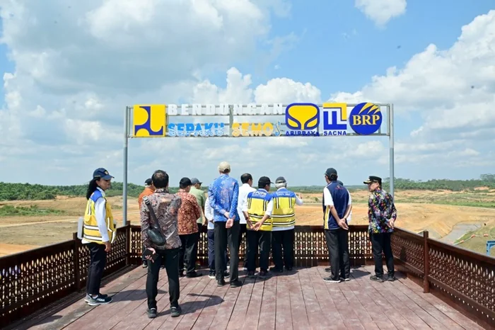 Bendungan Sepaku Semoi, Kabupaten Penajam Paser Utara, Provinsi Kalimantan Timur.