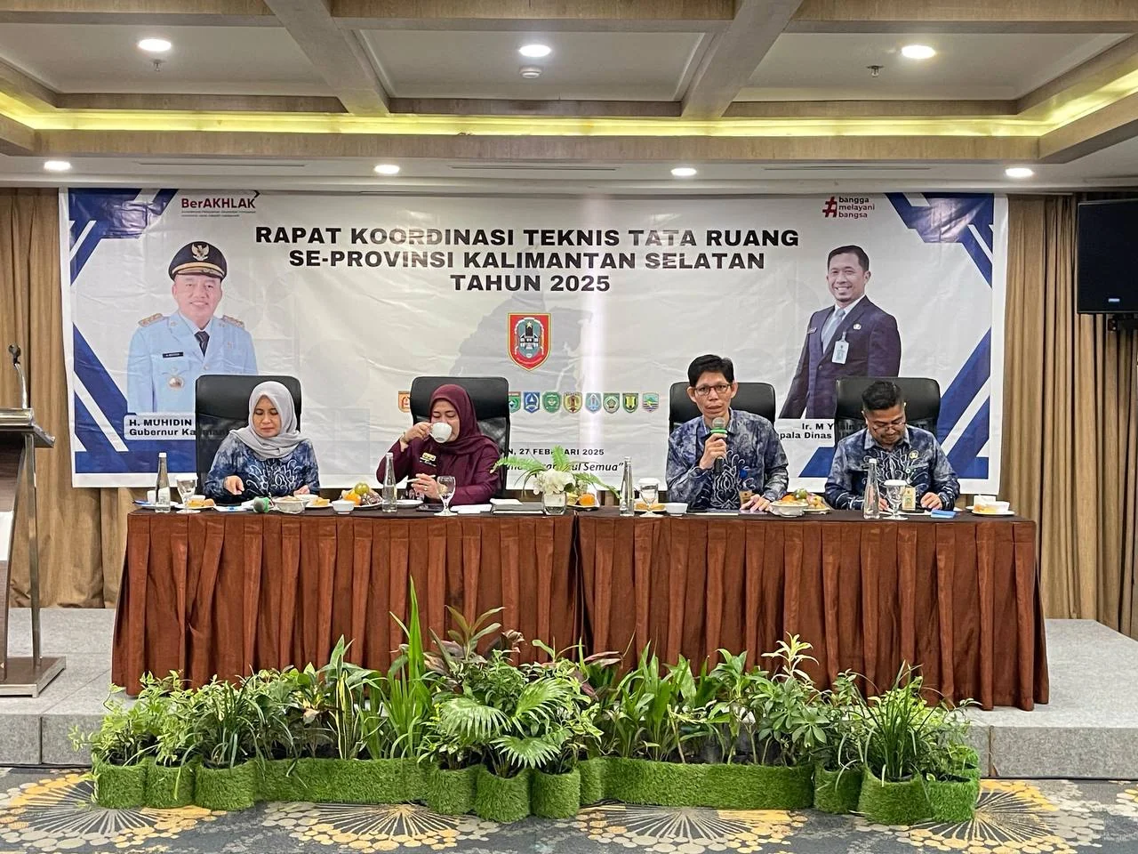 Dinas Pekerjaan Umum dan Penataan Ruang (PUPR) Provinsi Kalimantan Selatan (Kalsel) menggelar Rapat Koordinasi Teknis Tata Ruang se-Provinsi Kalimantan Selatan Tahun 2025. (int)