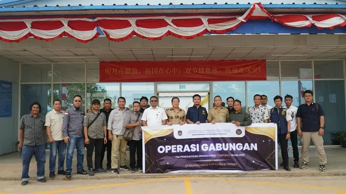 Operasi gabungan Imigrasi Ketapang bersama TIMPORA di wilayah Kecamatan Matan Hilir Selatan