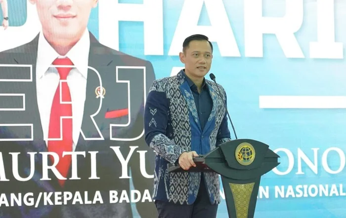 Menteri Agraria dan Tata Ruang/Badan Pertanahan Nasional (ATR/BPN) Agus Harimurti Yudhoyono (AHY).