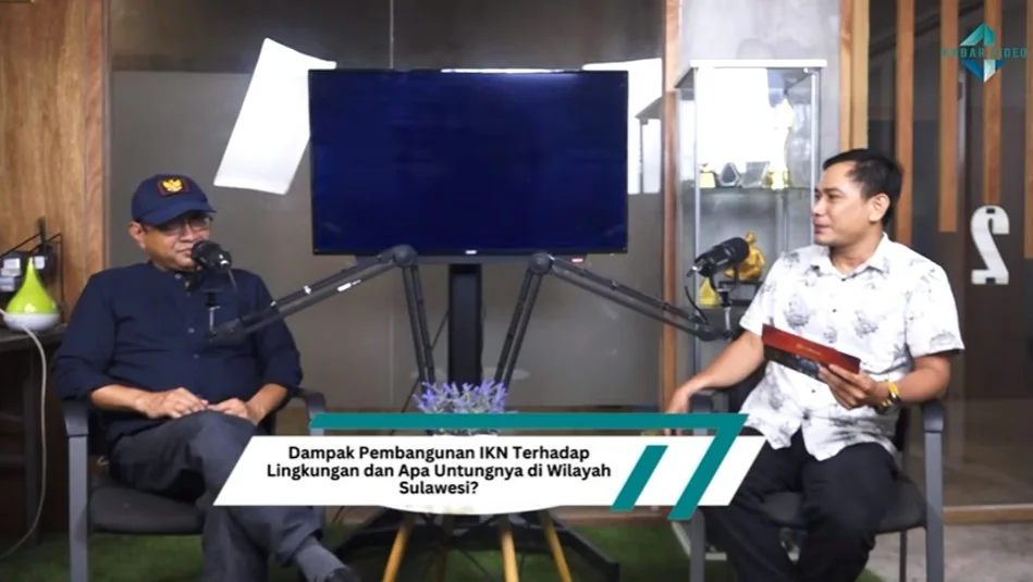 Isradi Zainal di Podcast KabarMakassarTV (dok Pribadi)