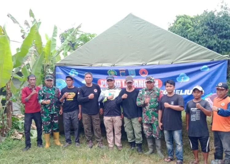 Suasana Posko di Kecamatan Pengaron,Kabupaten Banjar (Poros Kalimantan)
