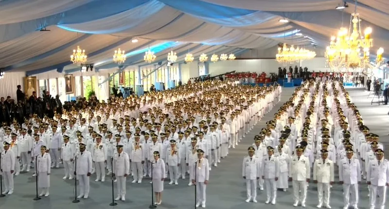 Pelantikan Ratusan kepala daerah, termasauk Kepala Daerah di 5 Provinsi Kalimantan Periode 2025-2030 juga mengikuti prosesi pelantikan serentak di Istana Kepresidenan. (int)