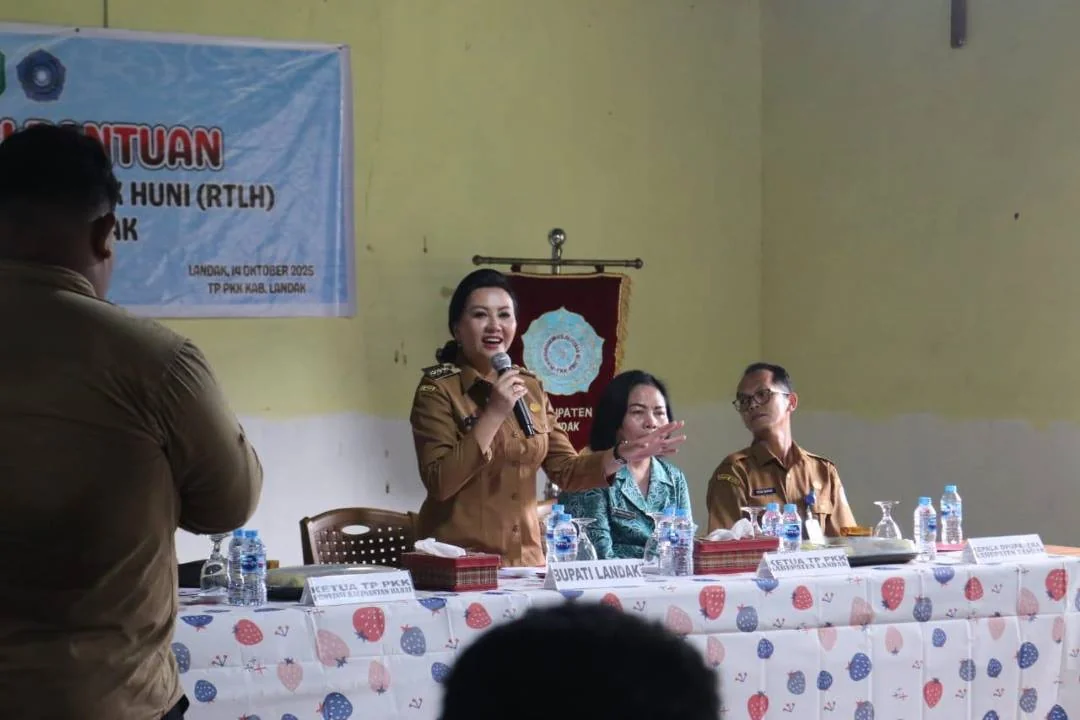 Hadapi 6.101 Rumah Tak Layak Huni di Landak, Bupati Karolin Tekankan Akurasi Data dan Gotong Royong. (FOTO: ISTIMEWA)