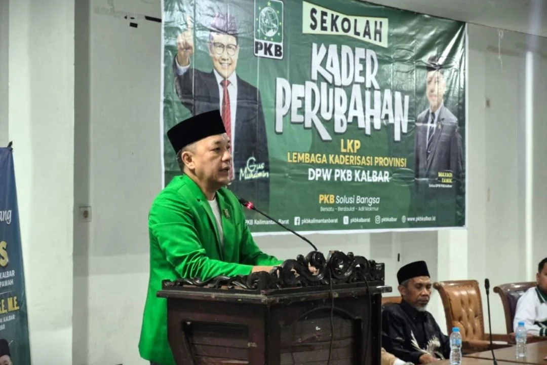 Ketua DPW PKB Kalbar, Mulyadi Tawik. | Mulyadi Tawik Dorong Kader PKB Bertarung di Pemilihan Ketua RT dan Kepala Desa. (FOTO: ANWAR PONTV)