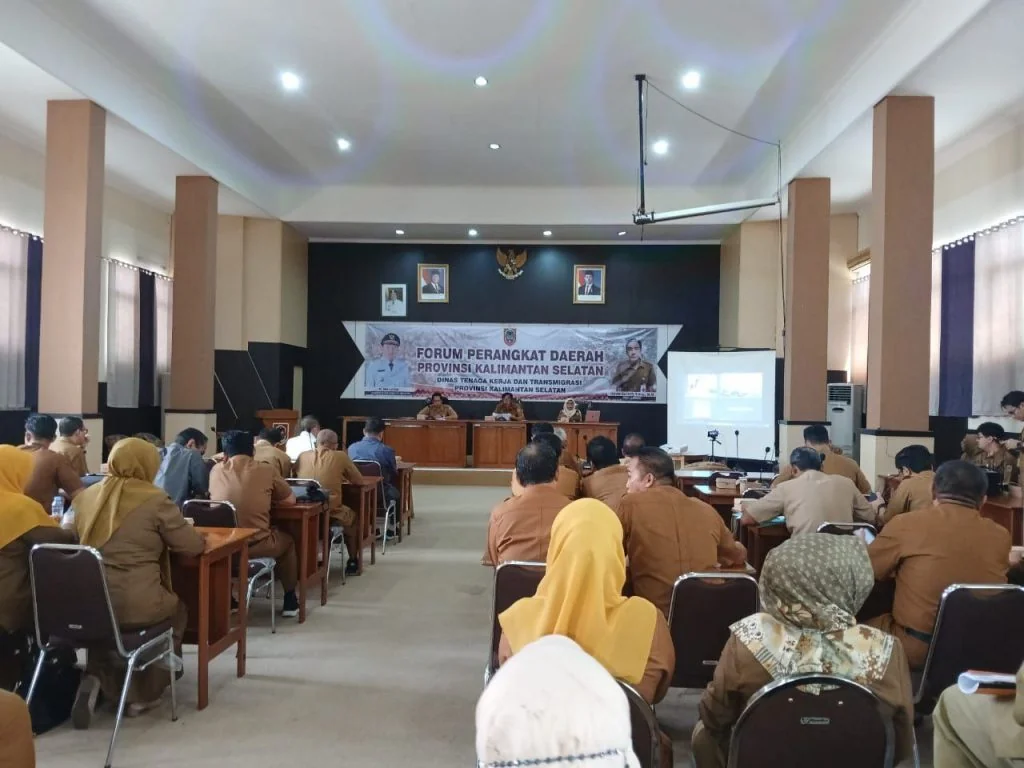 Pemerintah Provinsi Kalimantan Selatan melalui Dinas Tenaga Kerja dan Transmigrasi menggelar Forum Perangkat Daerah 2025 untuk menjaring isu-isu strategis di bidang ketenagakerjaan. (int)