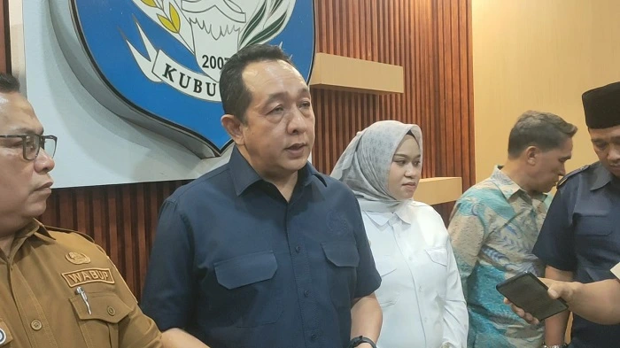 Anggota DPR RI, Yuliansyah saat ditemui di Aula Kantor Bupati Kubu Raya, Selasa (13/10/26)