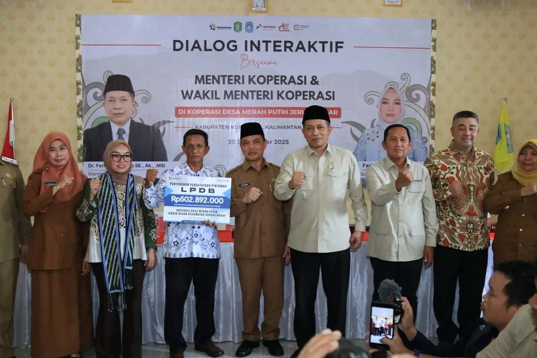 Koperasi Merah Putih Kubu Raya Terima Pinjaman Rp502 Juta dari LPDB: Perkuat Modal Usaha Sembako. (FOTO: ADPIM)