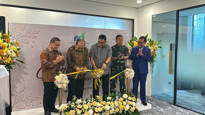 PERESMIAN - Gubernur Kalimantan Barat Ria Norsan saat menghadiri Grand Opening PT Multi Integrasi Bisnis di Jakarta, Rabu (19/8/2026). Kegiatan tersebut turut dihadiri Direktur Utama PT Multi Integrasi Bisnis Edward Hutahayan bersama mitra dan sejumlah un