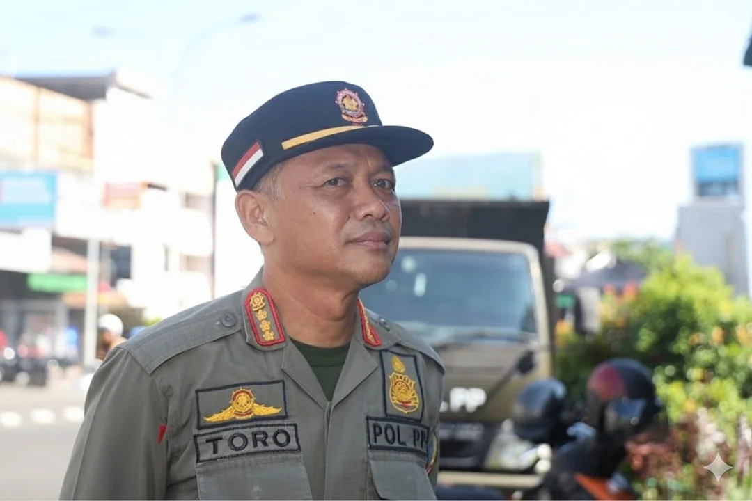 Kasatpol PP Kota Pontianak, Ahmad Sudiyantoro. | Memberi Uang ke Pengemis dan Pengamen di Pontianak Berujung Didenda Rp500 Ribu. (FOTO: SATPOL PP)
