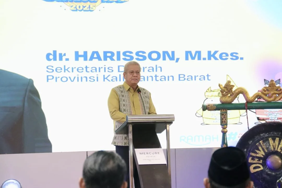 Festival Tunas Bahasa Ibu 2025: Sekda Kalbar Ajak Generasi Muda Bangga Lestarikan Bahasa Daerah. (FOTO: ADPIM)