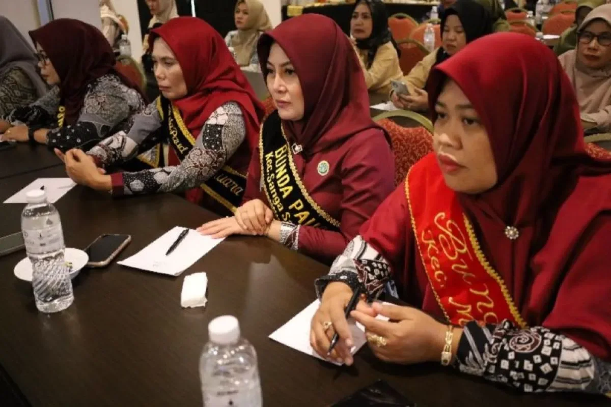 Bunda PAUD Kukar yang sedang mengikuti bimtek. (ANTARA)