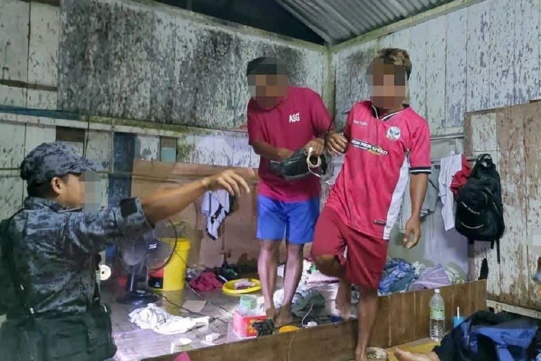 10 Warga Indonesia Ditahan di Sarawak dalam Operasi Imigrasi Malaysia. (FOTO: JIM SARAWAK)