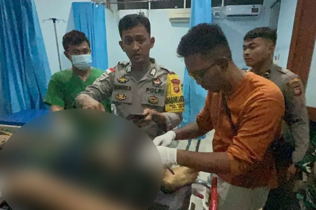 Peringatan Dini Pengendara: Pemotor Byson Tewas Usai Hantam Beton Jembatan di Sekayam, Diduga Akibat Kecepatan Tinggi. (FOTO: HUMAS POLRES)
