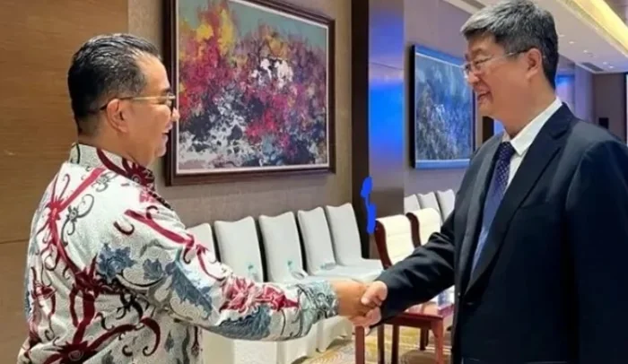 Pj Gubernur Kaltim Akmal Malik tawarkan investasi kepada Wakil Gubernur Anhui, Sun Yong.
(Adpimprov).