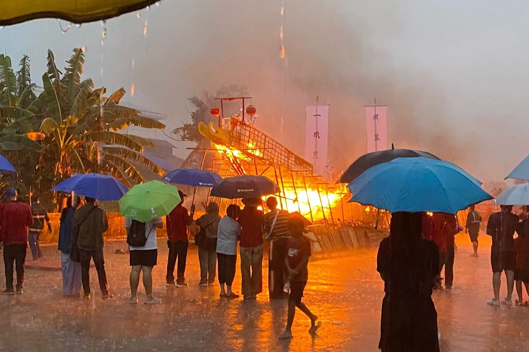 Bakar Wangkang Resmi Jadi Event Tahunan, Kubu Raya Lestarikan Kekayaan Budaya. (Foto: Tim Liputan)
