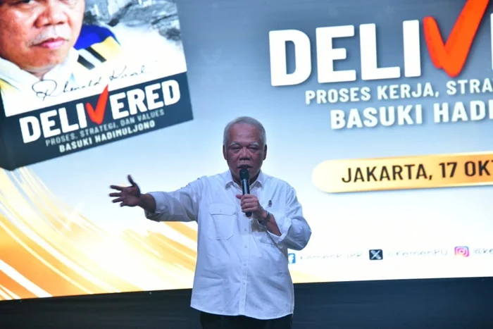 Menteri Pekerjaan Umum dan Perumahan Rakyat (PUPR) dan Plt. Kepala Otorita Ibu Kota Nusantara, Basuki Hadimuljono.
