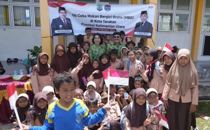 Makan Bergizi Gratis di Tarakan.