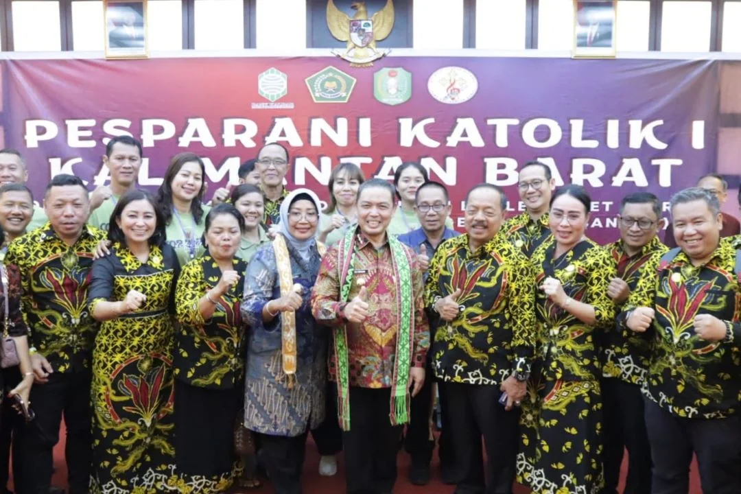 Resmi Dibuka Gubernur, 577 Peserta Ramaikan Pesparani Katolik I Kalimantan Barat. (FOTO: ADPIM)
