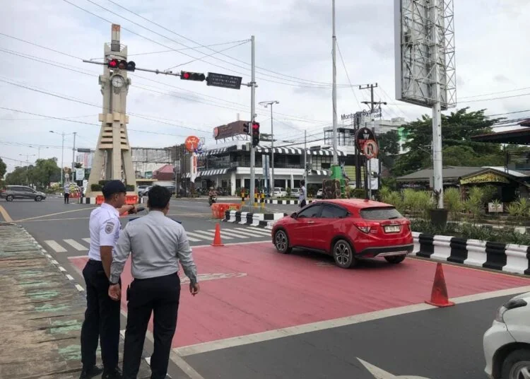 Aktivitas Uji Coba ATCS Simpang Adipura (Poros Kalimantan)