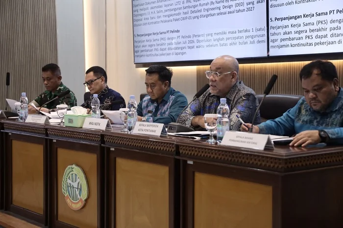 RAPAT KOORDINASI - Rakor Percepatan Tindak Lanjut Review Mission ADB Kegiatan Citywide Inclusive Sanitation Project.