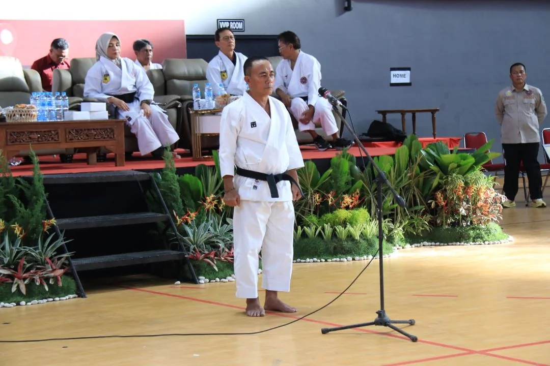 Wagub Krisantus Kurniawan Resmi Nahkodai INKANAS Kalbar, Target Cetak Karateka Handal di Bumi Khatulistiwa. (FOTO; ADPIM)