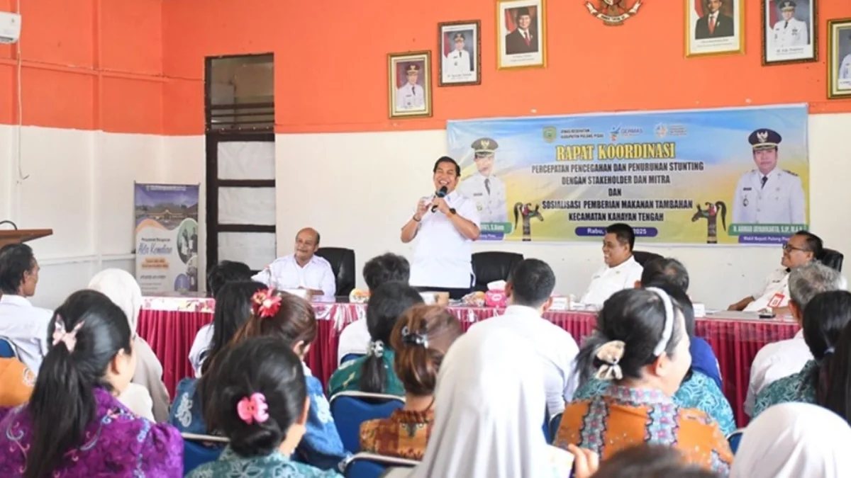 Dua desa di Kabupaten Pulang Pisau, Kalimantan Tengah, berhasil meraih predikat Zero Stunting. Wakil Bupati Ahmad Jayadikarta menegaskan keberhasilan ini sebagai bukti sinergi lintas sektor dalam mewujudkan masyarakat sehat dan sejahtera. Foto: MMCKalteng