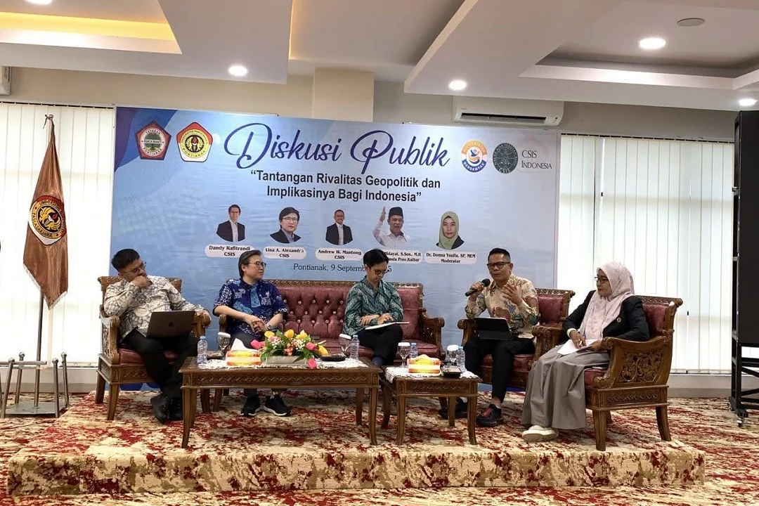 UPB dan CSIS Gelar Diskusi Publik, Kupas Tuntas Rivalitas Geopolitik dan Implikasinya bagi Indonesia. (FOTO: JECKMUS)
