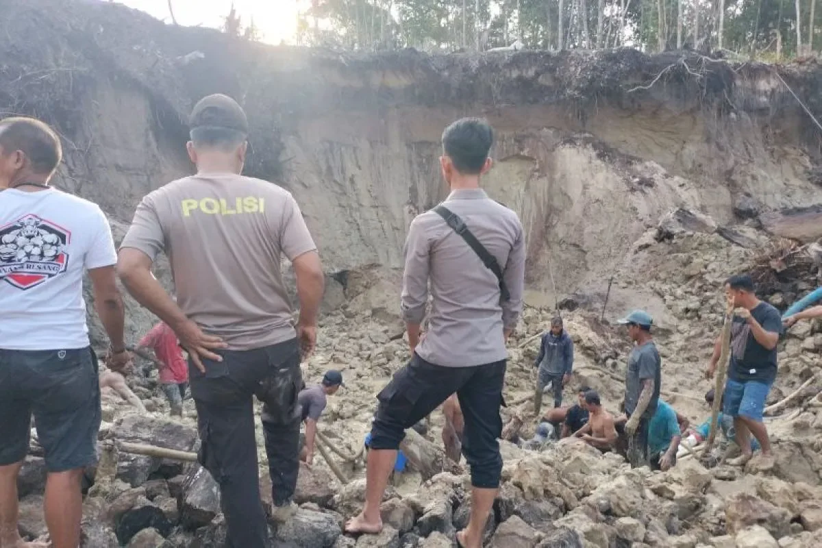 Tiga penambang emas ilegal di Kapuas Hulu tewas tertimbun longsor (ANTARA)