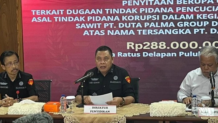 Kejagung Sita Uang Rp 288 Miliar Terkait Kasus TPPU Korporasi Duta Palma (Detikcom)