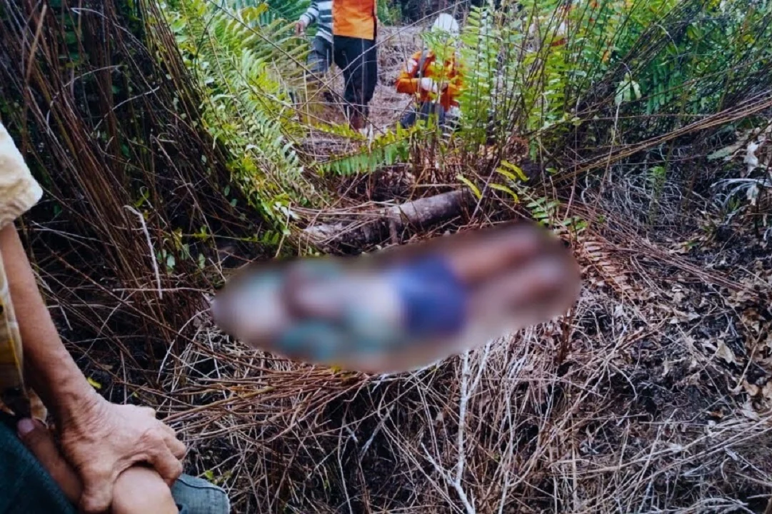 Hilang Dua Hari, Lansia 91 Tahun Ditemukan Meninggal di Kebun Warga di Kubu Raya. (FOTO: HUMAS POLRES)
