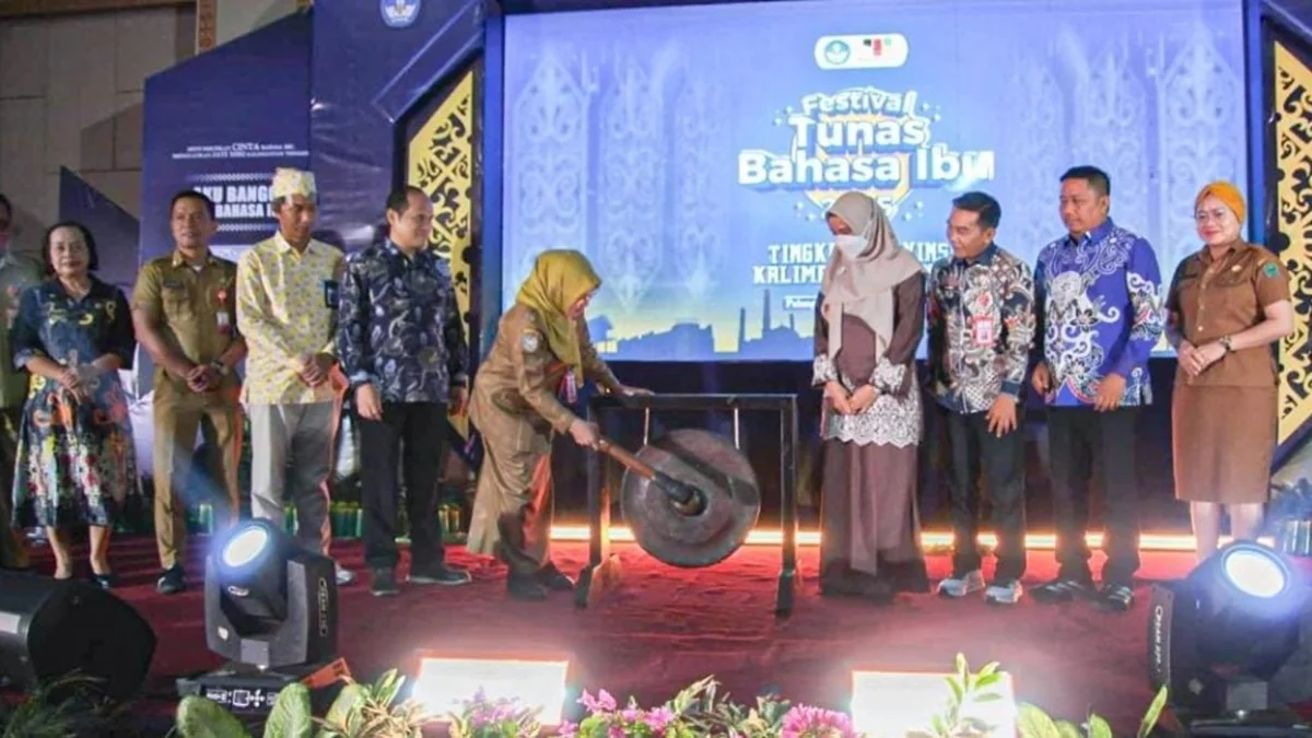 Festival Tunas Bahasa Ibu 2025 menjadi momentum pelestarian bahasa lokal di kalangan generasi muda di Kalteng. Foto: MMCKalteng