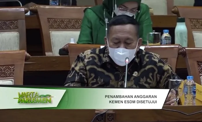 Rapat Anggaran DPR RI Komisi VII dengan Kementerian ESDM.