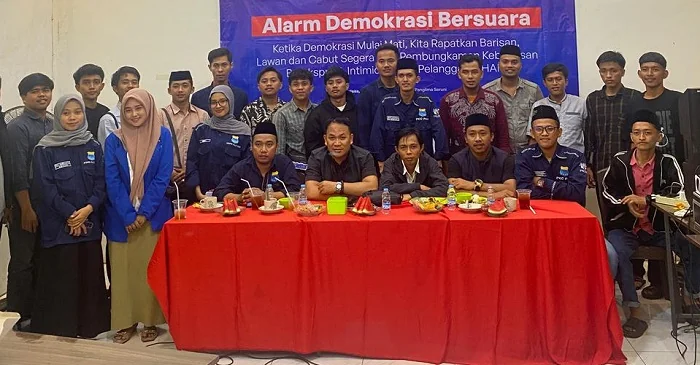 FGD - Pengurus Koordinator Cabang (PKC) Pergerakan Mahasiswa Islam Indonesia (PMII) Kalimantan Barat menggelar kegiatan Focus Group Discussion (FGD), Selasa (17/3/2026)