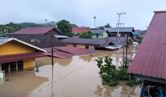 Banjir Mahakam Ulu (Ist).