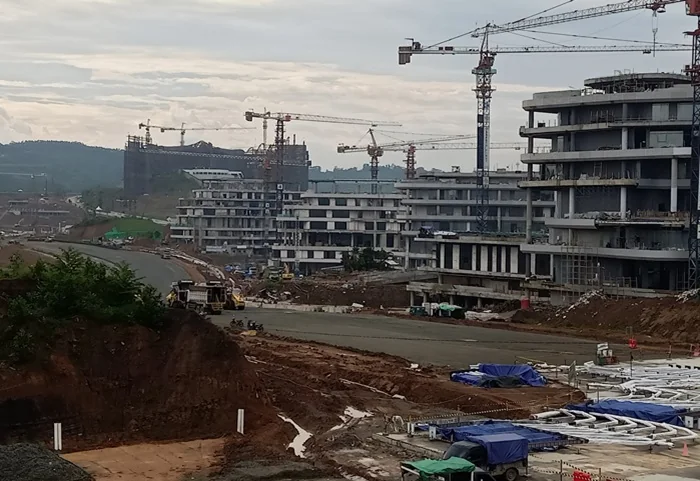 Kantor Kementerian Dalam Tahap Pengerjaan (dok: KabarKalimantan.Id), Minggu 16 Juni 2024.