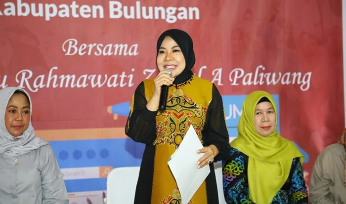 Ketua Tim Penggerak Pemberdayaan dan Kesejahteraan Keluarga (TP-PKK) Kalimantan Utara, Hj. Rahmawati Zainal.