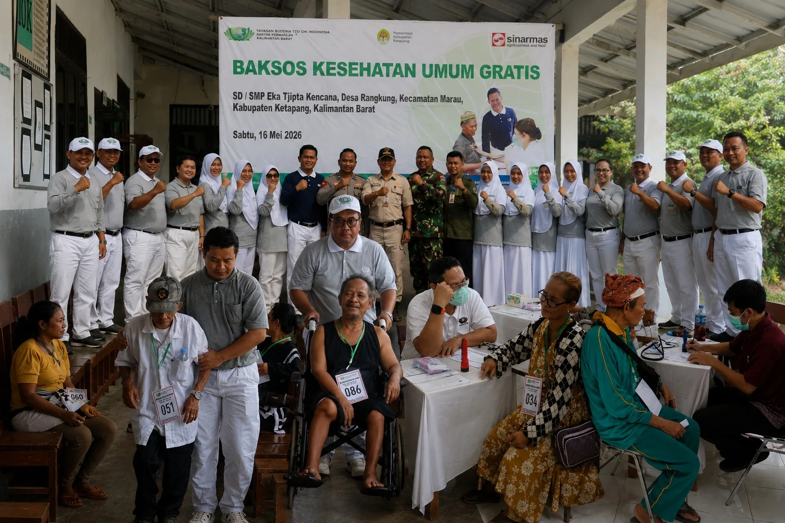 ILUSTRASI - Bakti Sosial Kesehatan Umum Gratis oleh Sinarmas bersama Yayasan Buddha Tzu Chi Indonesia di Kecamatan Marau, Kabupaten Ketapang, Sabtu (16/5/2026), sebagai bentuk kepedulian terhadap kesehatan masyarakat melalui layanan pemeriksaan dan pengob