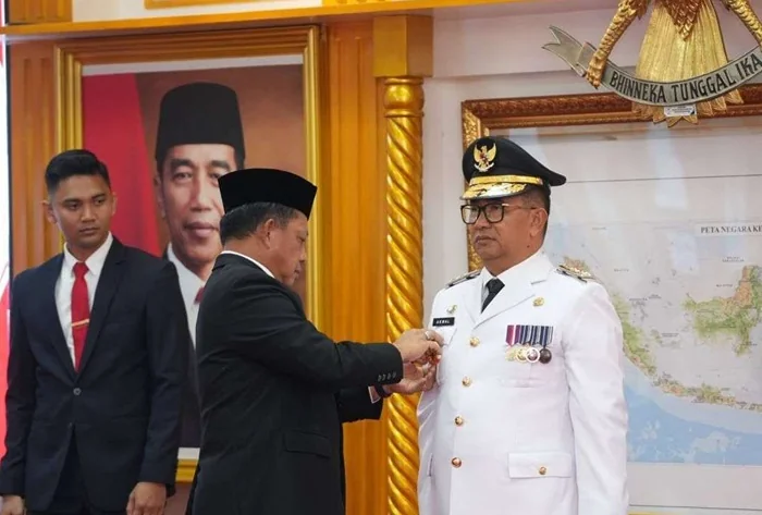 Pj Gubernur Kaltim Akmal Malik kembali dilantik oleh Mendagri Tito Karnavian.