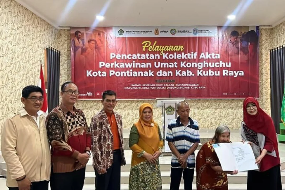 27,02 Persen Penduduk Berstatus Kawin di Pontianak Belum Tercatat Resmi. (FOTO: DISDUKCAPIL)