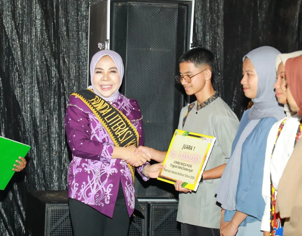 Bunda Literasi Kaltara, Hj. Rahmawati Zainal.