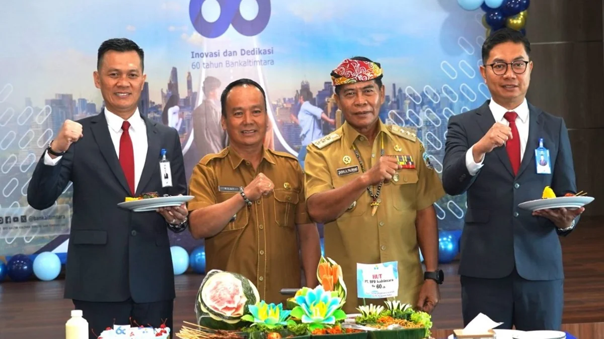 Merayakan 60 tahun kiprahnya, Bankaltimtara menegaskan komitmen memperkuat perekonomian daerah melalui layanan prima dan inovasi berkelanjutan. Foto: BIRO ADPIM