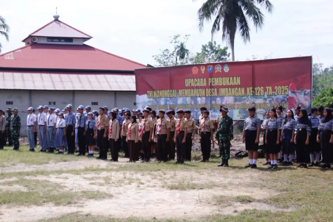 Kodam XII/Tpr Gencarkan TMMD ke-126, Tiga Desa di Kalbar Disasar untuk Pemerataan Pembangunan. (FOTO: PENDAM XII TANJUNGPURA)