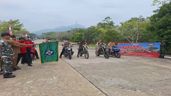 PELEPASAN - Kemenhut melalui Dirjen Penegakan Hukum Kehutanan bersama TNI dan Polri, dan Pengelola PLBN melaksanakan Patroli Terpadu Pengamanan Batas Negara dari kebakaran hutan dan lahan (karhutla), Senin (14/9/2026) Kegiatan patroli dilaksanakan secara