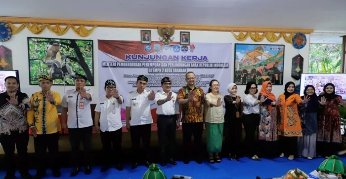 Pemprov Kaltara bersama rombongan KemenPPPA (Int)