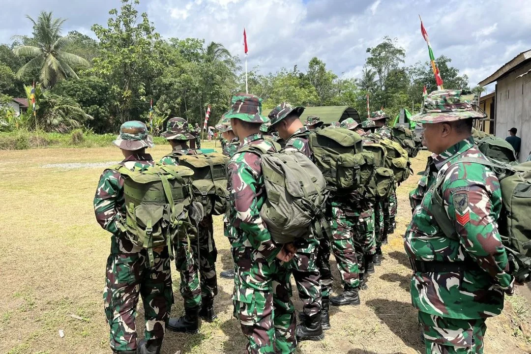 TMMD Imbangan Ke-126 Landak Ditutup: Bukti Nyata Gotong Royong TNI-Rakyat Pacu Pembangunan Desa. (FOTO: KODIM LANDAK)