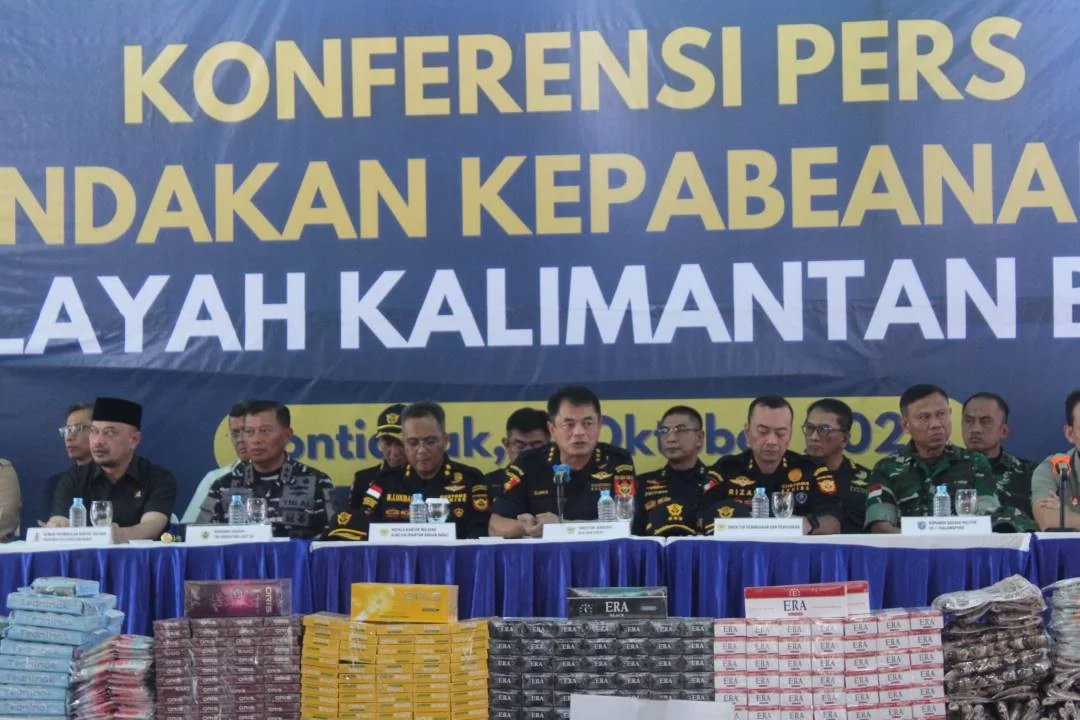 Bea Cukai Kalbar Tindak 437 Kasus Pelanggaran Kepabeanan, Nilai Barang Capai Rp274,7 Miliar. (FOTO: PENDAM XII/TPR)