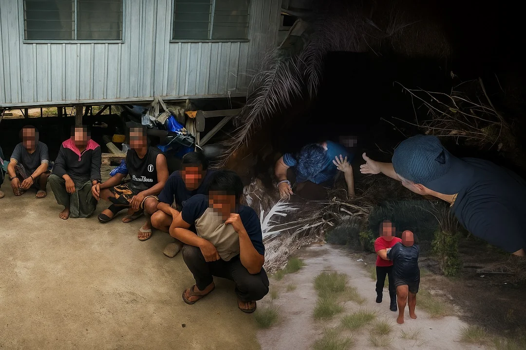 Imigrasi Malaysia Tahan 41 WNI di Bintulu: Diduga Pekerja Tanpa Izin di Tiga Lokasi Perkebunan. (FOTO: IMIGRASI BINTULU)