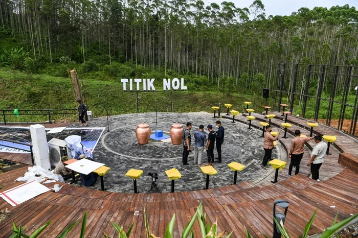 Titik Nol IKN Nusantara di Kecamatan Sepaku, Penajam Paser Utara.