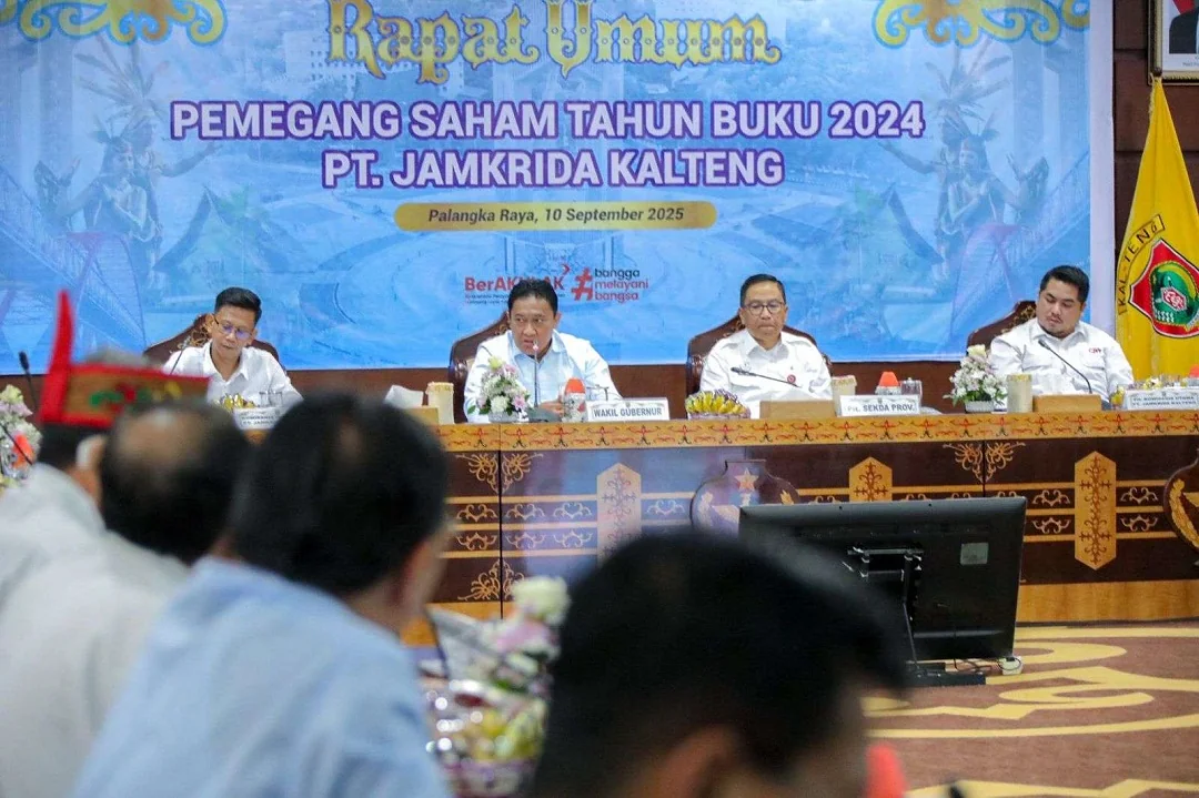 Wagub Kalteng Minta PT Jamkrida Tingkatkan Inovasi Meski Sukses Raih Opini WTP. (FOTO: MMC)